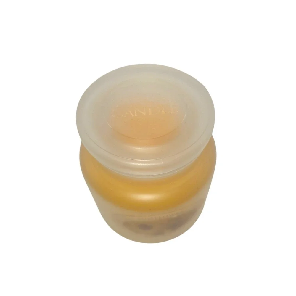 Yankee Candle Sunflower Single Wick Jar Candle 14.5oz Rare Frosted Glass Jar